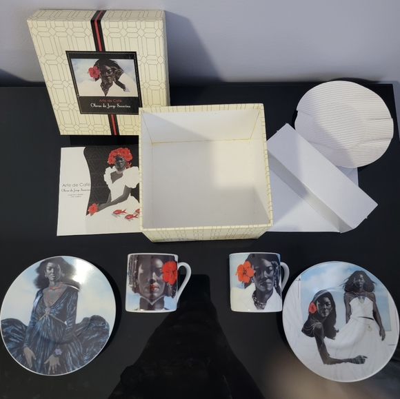 Arte de Café Obras de Jorge Severino Colección Limitada Espresso Set - Picture 8 of 12